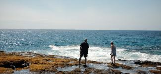 UBC students near Pu'uhonua O Honaunau National Historical Park in Kona (photo: Ahmed Neelim Novo)