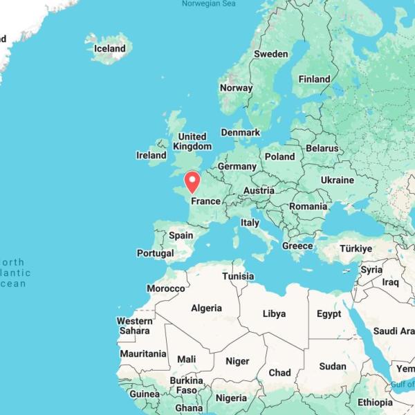 Map from Google maps